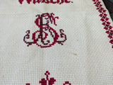 Embroidered German Wäsche Bag