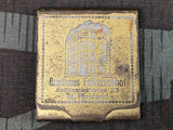 Metal Match Safe For German Style Matches (Gasthaus Feilitzschhof)