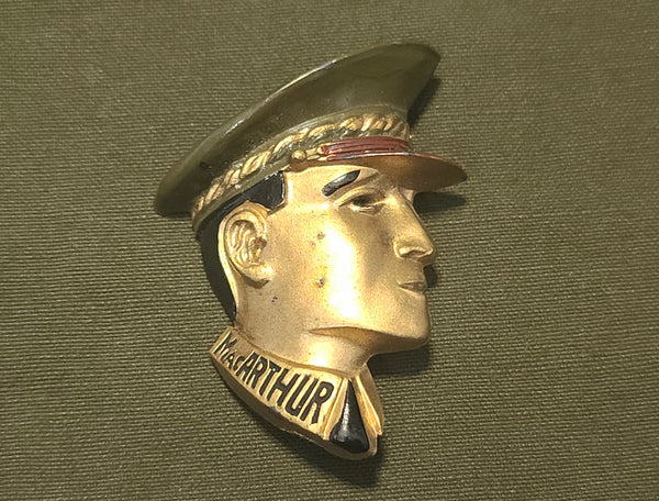 MacArthur Celluloid Pin