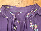 Purple Dress with Bow Print <br> (B-40" W-30" H-37")
