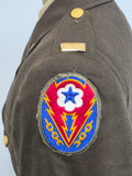 Named Army Nurse Uniform Grouping: Jacket, Skirt, Hat, Blouse, Tie & More <br> (B-34" W-24" H-34")