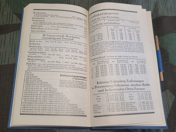 Vormerkbuch Pocket Calendar 1933 from a Coal Syndicate