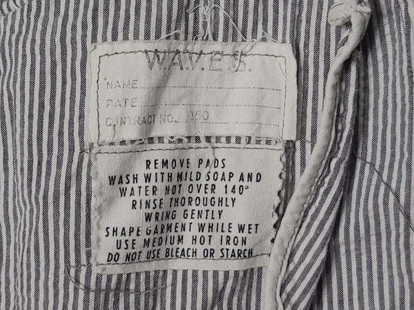 Navy WAVES Seersucker Jacket <br> (36" Bust)