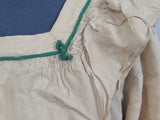 German Prewar Silk Dress Handmade <br> (B-46" W-39.5" H-46")