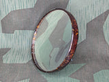 German Round Celluloid Shaving Mirror