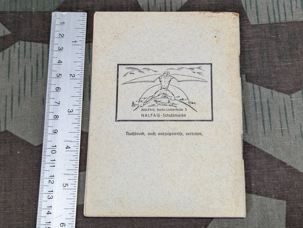 Soldier's Gas Warfare Booklet and Leaflet