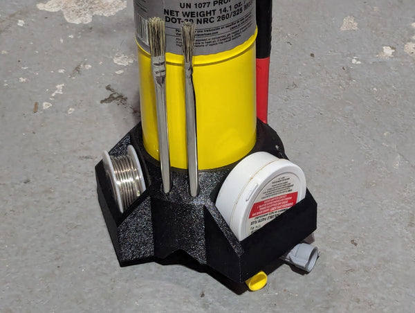 Stable Plumbers Torch Base Organizer NO MORE TIPPING!!!