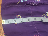 Purple Dress with Bow Print <br> (B-40" W-30" H-37")