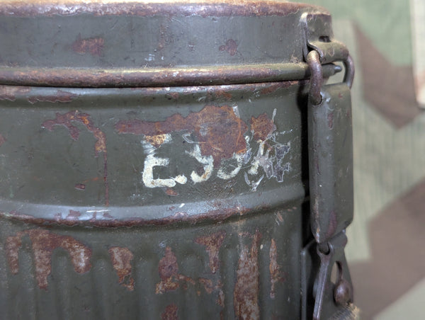 AEMA 1940 Gas Mask Can and Mask