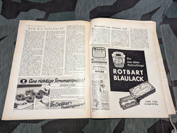 13 July 1938 Die Woche Magazine Heft 28