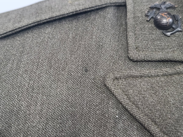 Women's Marine Corps Uniform Jacket and Skirt Named <br> (B-35" W-25" H-34")