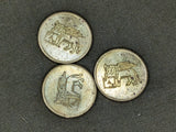 Allied Officers Club Naples Italy Tokens (Lot of 3)