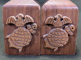 Wooden USMC Salt and Pepper Shakers