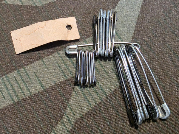 Lot of 24 German Safety Pins Aida