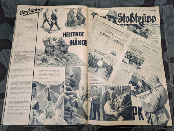 Der Stoßtrüpp Deustche FrontZeitzung Soldier's Magazine Illustrated Edition