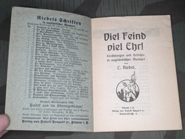 Many Enemies Much Honor Book