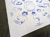Reproduction Risqué Pinup Phrenology Kerchief Bandana