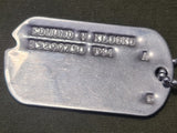 Edmund V Klocko Dogtag Set