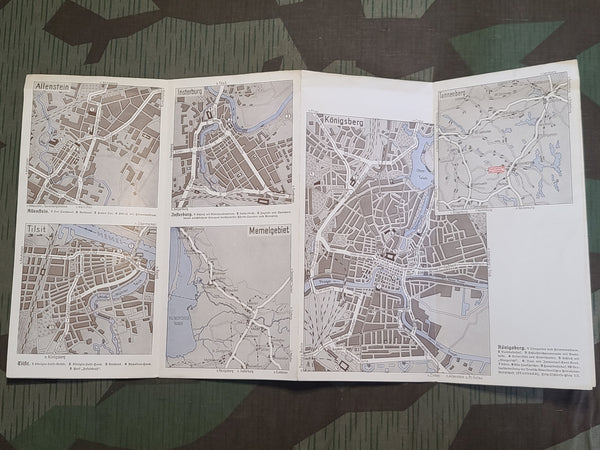 Standard Deutsch-Amerikanische Petroleum Map Königsberg
