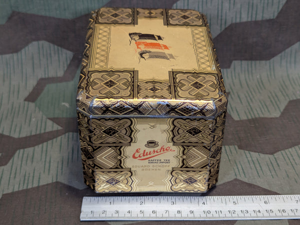 Eduscho Kaffee Kakao Tee Tin Eduard Schopf Bremen
