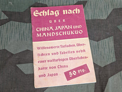 Schlag Nach Über China Japan u. Mandschukuo