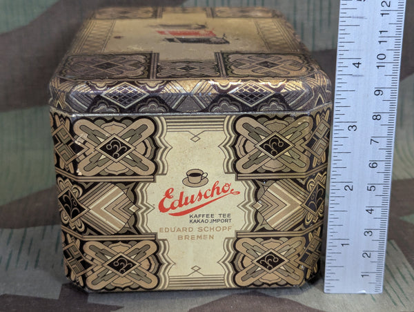 Eduscho Eduard Schopf Kaffee Kakao Tee Tin