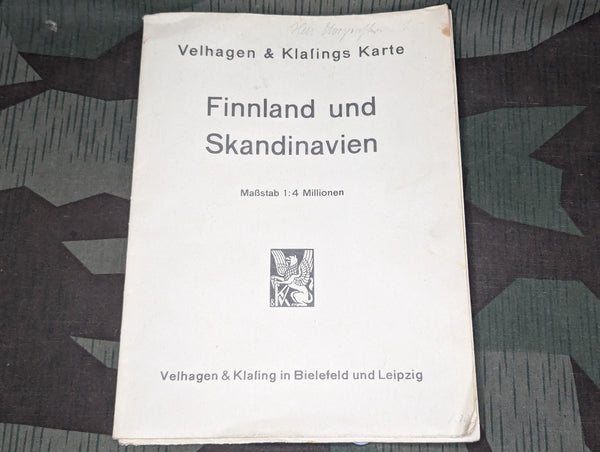 Original Map of Finland and Scandinavia