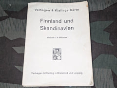 Original Map of Finland and Scandinavia