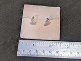 US Army Eagle Screw Back Earrings on Card