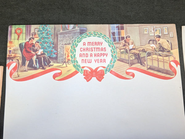 Original Holiday Greetings Stationary for the Boys in Service