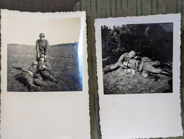 Lot of 10 German Soldiers Photos Early Mixed Equipment