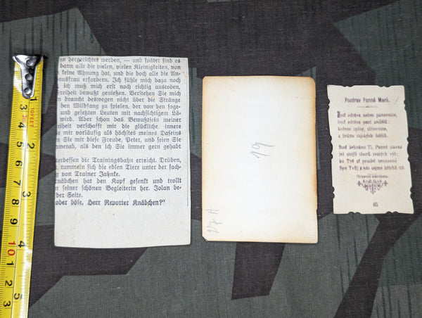 Lot of Pocket Calendar Books 1943-45 & Photo from Großdeutschland Soldier