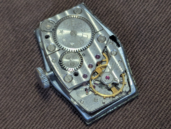Post War Small Soviet Watch WORKING (Bad Strap)