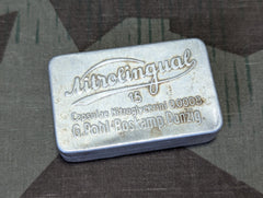 Nitrolingual Aluminum Nitroglycerin Tablets Tin Danzig