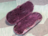 Red / Black Bakelite Glasses Case D.R.P.a.