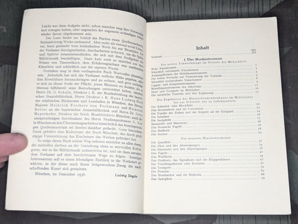 1937 German Military Music Book