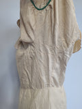 German Prewar Silk Dress Handmade <br> (B-46" W-39.5" H-46")