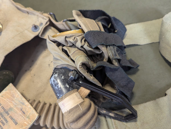 Original 1917 US Gasmask Size 3 Named W.F.Manire