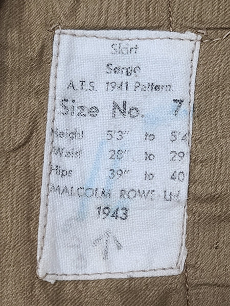 British ATS Skirt 1943 <br> (W-26" H-36")