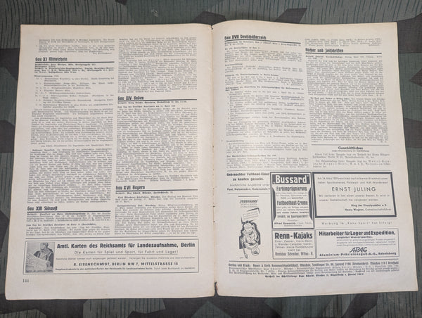 Canoe Sport Magazine 15 April 1939 Heft 8