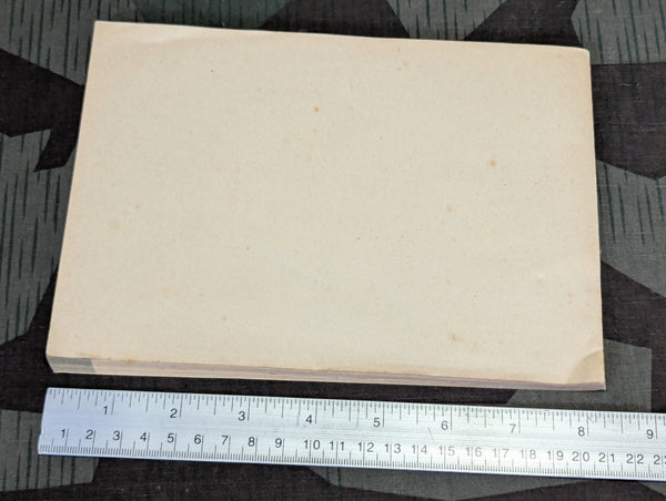 Original Blank Form Booklet for Luftwaffe Flight Records 1942