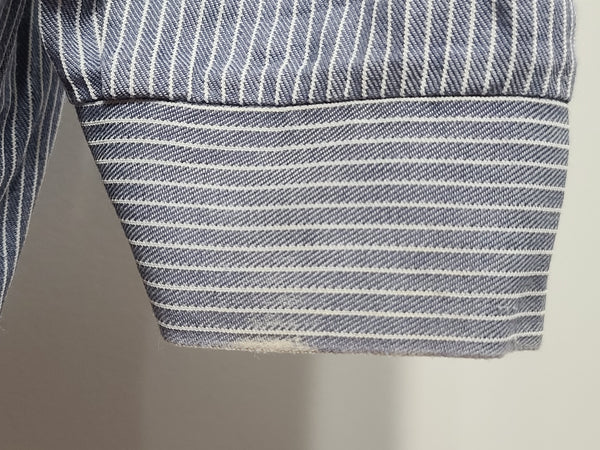 German Men's Stripe Work Shirt (~48" Chest)