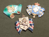 Set of War Relief Pins (Britain, China, Greece)