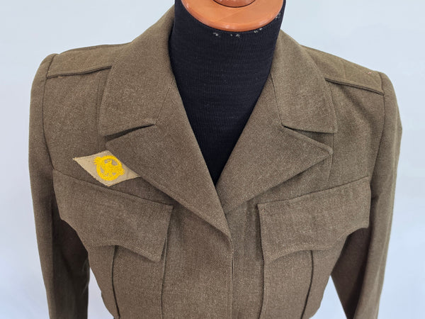 Women's French / British Made Ike Jacket <br> (B-38" W-29")