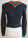 German Traditional Knit Cardigan Sweater (Same Style as BDM) Small/Medium