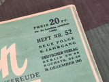 Koralle Magazine Nr.52 28. December 1941 (Knight Cross, Japan, BDM)