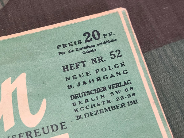 Koralle Magazine Nr.52 28. December 1941 (Knight Cross, Japan, BDM)