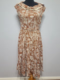 Harvest Print Dress <br> (B-36" W-30")