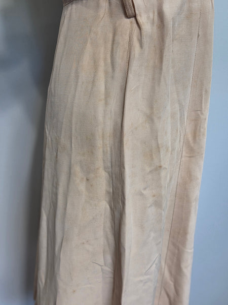 Army Nurse Beige Off-Duty Dress (AS-IS) <br> (B-37" W-26" H-35")