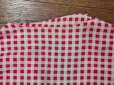 Red and White Gingham Dress <br> (B-41" W-32" H-40")